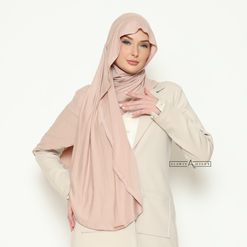 Alawiyahijab Jeema TENCEL™ Oval Pashmina Anti Bacterial Tencel Modal (Bukan Pashmina Kaos Rayon