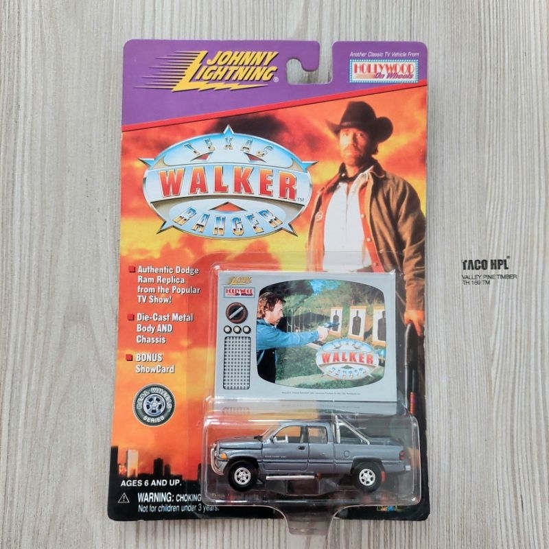 Jual Johnny Lightning 1999 Texas Ranger Walker Dodge Ram Hollywood on ...