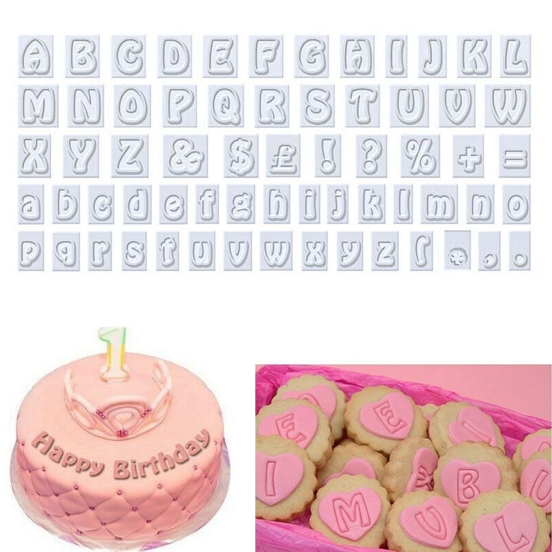 Jual cetakan huruf isi 64 pcs pink lengkap huruf besar huruf kecil ...