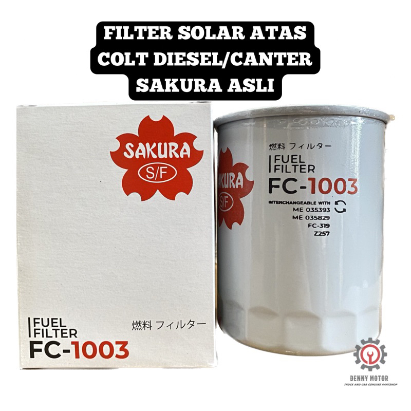 Jual FILTER SOLAR ATAS CANTER/PS/RAGASA/COLT DIESEL/FUSO FC1003 ...
