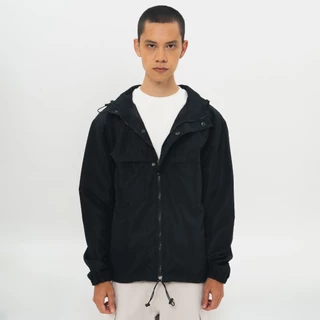 M231 Jaket Hoodie Taslan STAY DRY Hitam 0772A