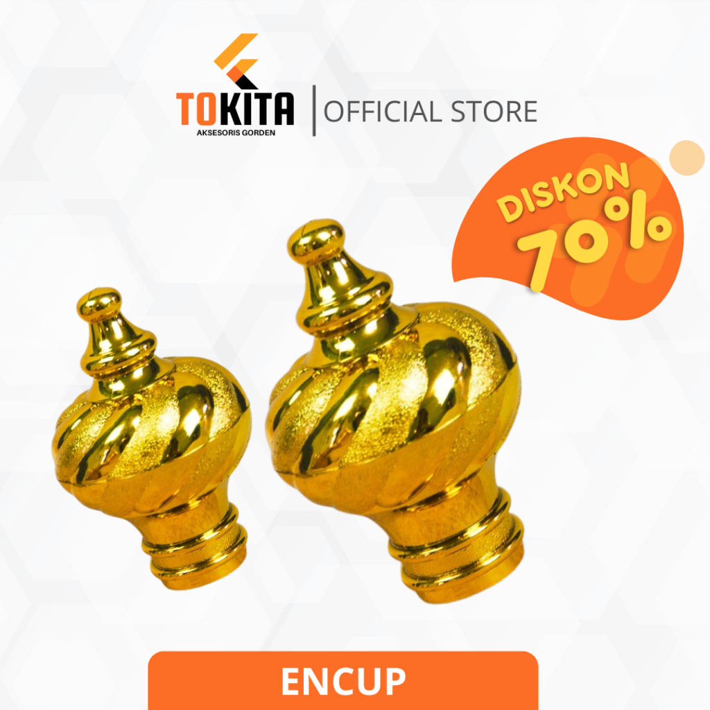 Jual [TOKITA] ENCUP / TUTUP BATANG GORDEN / MAHKOTA GORDEN / KUBAH ...