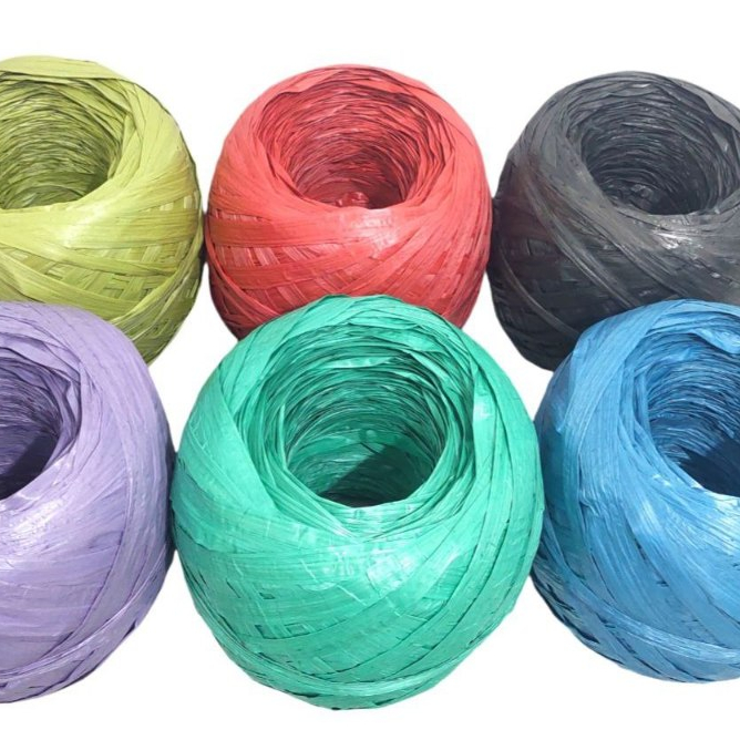 Jual 1 Roll Tali Rafia (-+500gram) | Shopee Indonesia