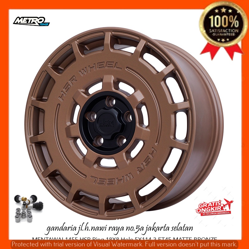 Jual VELG PELEK RACING R18 RING 18 UNTUK MOBIL INOVA XPANDER VELOZ ...