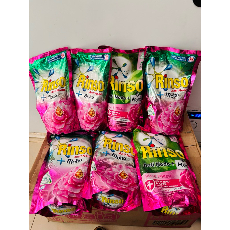 Jual RINSO CAIR PINK 750ml | Shopee Indonesia