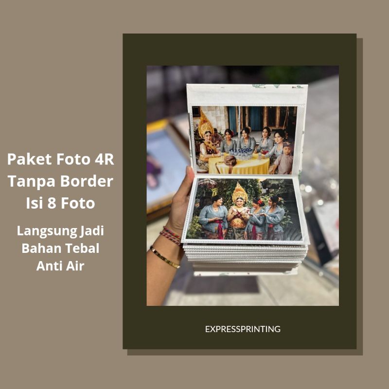 Jual PAKET CETAK FOTO 4R ISI 8 FOTO TANPA BORDER | LANGSUNG JADI BAHAN ...