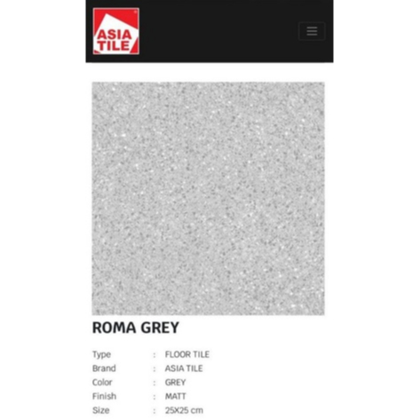 Jual KERAMIK ASIA ROMA SERIES 25X25 KW A | Shopee Indonesia