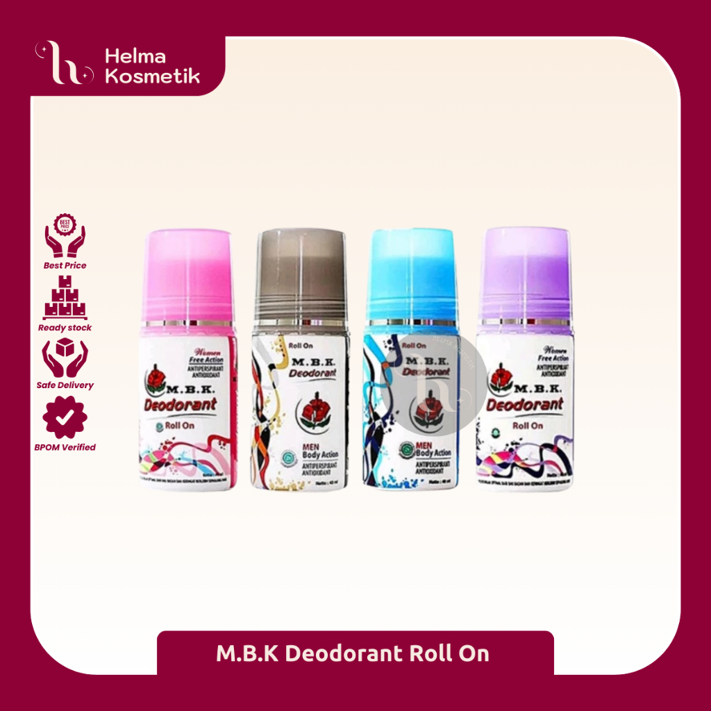 Jual MBK DEODORANT ROLL ON 40 ML ALL VARIAN | Shopee Indonesia