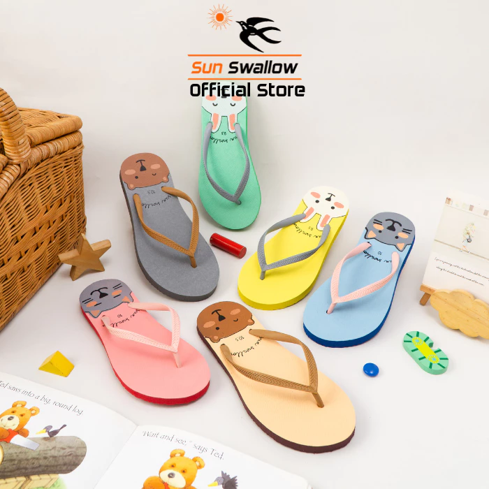 Sun Swallow Sandal Jepit Karet Wanita
