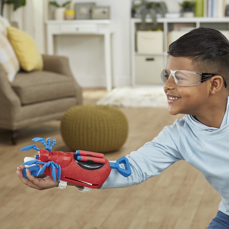 Jual NERF Marvel Mech Strike Mechasaurs Spider-Man Arachno Blaster ...