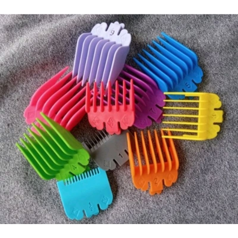 Jual 10 Set Sepatu Ukuran Lengkap Hair Cliper Guard Mesin Cukur Sisir ...