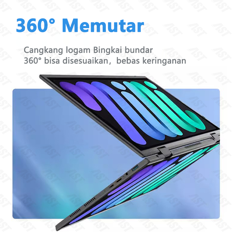 Jual CNAST-Laptop Touchscreen 10.5“ mini Layar ganda 360° Intel N100 ...