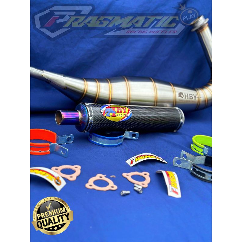 Jual KNALPOT NINJA R RR SS HBY THAILAND CARBON SERIES | Shopee Indonesia