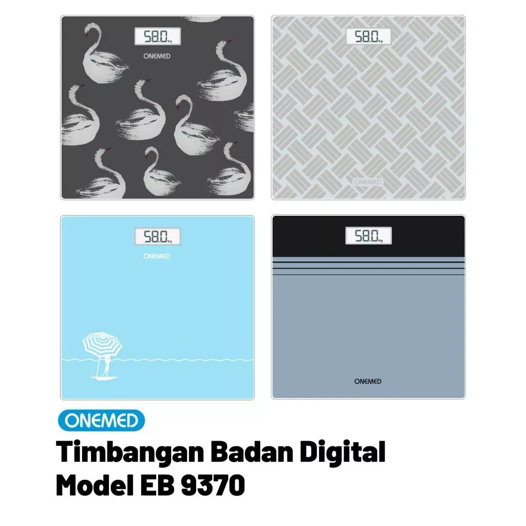 Jual Timbangan Badan Digital EB - 9370 OneMed | Shopee Indonesia