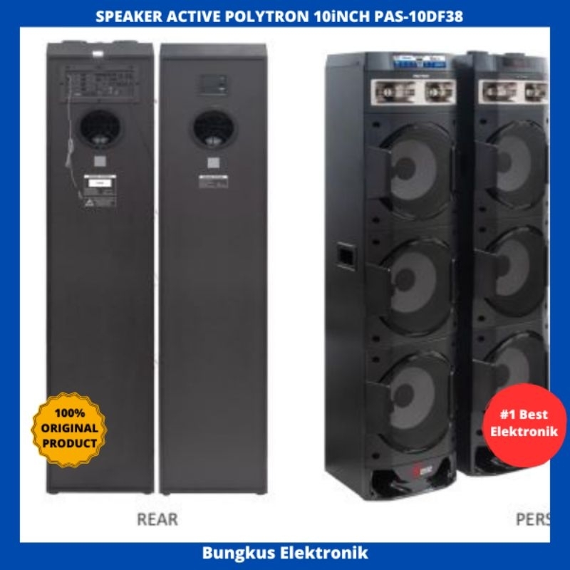 Jual SPEAKER ACTIVE POLYTRON 10INCH PAS-10DF38 SPEAKER ACTIVE POLYTRON ...