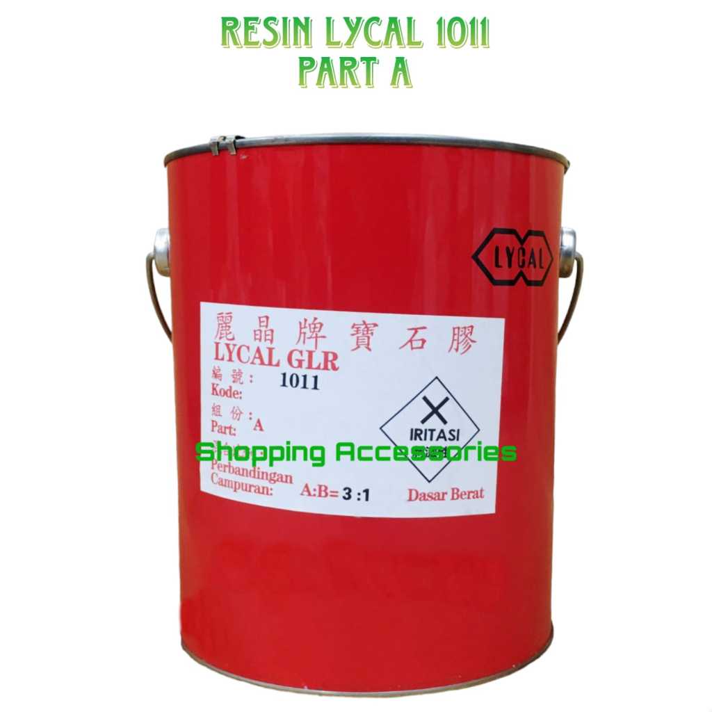 Jual Resin bening lycal Keras - Lycal 1011 - Part A Saja 3kg | Shopee ...