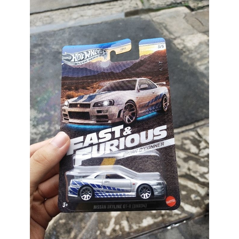 Hot Wheels Silver Series 2024 - Nissan Skyline GT-R De Brian O'Conner (Fast & Furious)