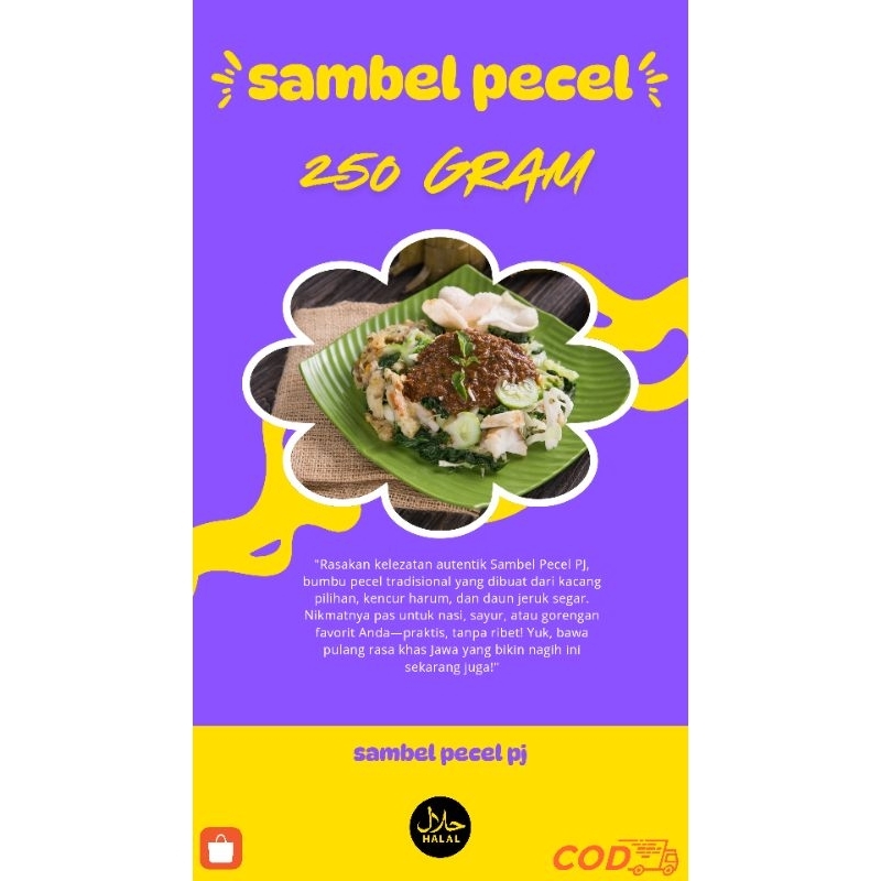 Jual Sambal Pecel Asli Jawa - (250gram) | Shopee Indonesia