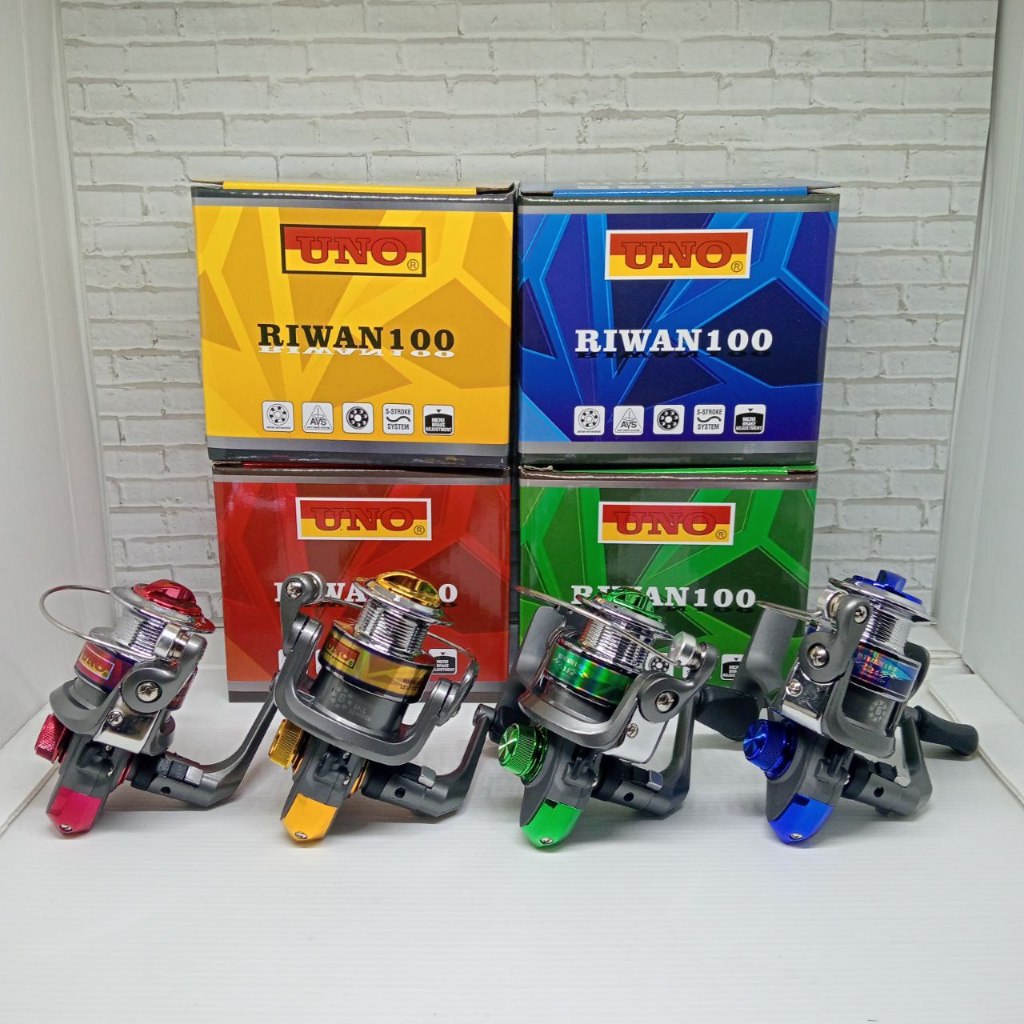 Jual Reel Udang UNO Riwan 100 11BB (6 Ball Bearing) | Shopee Indonesia