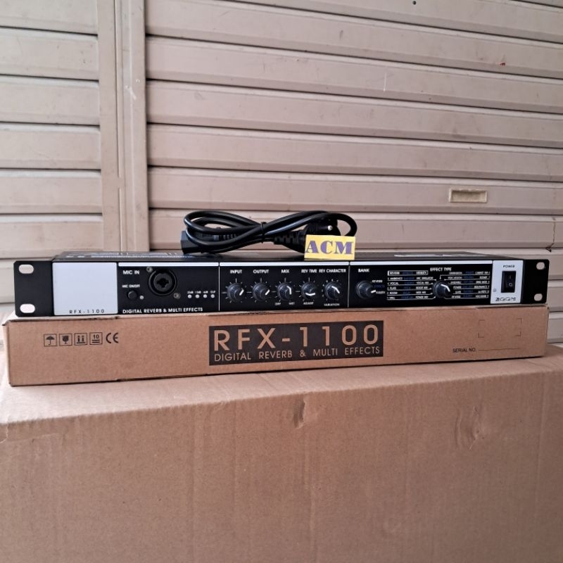 ZOOM RFX-1100 デジタルリバーブ・マルチエフェクター ZOOM RFX