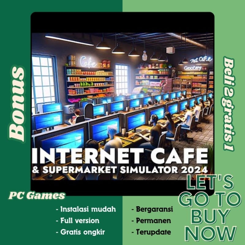 Jual Internet Cafe & Supermarket Simulator 2024 - Game PC | e-Moree ...
