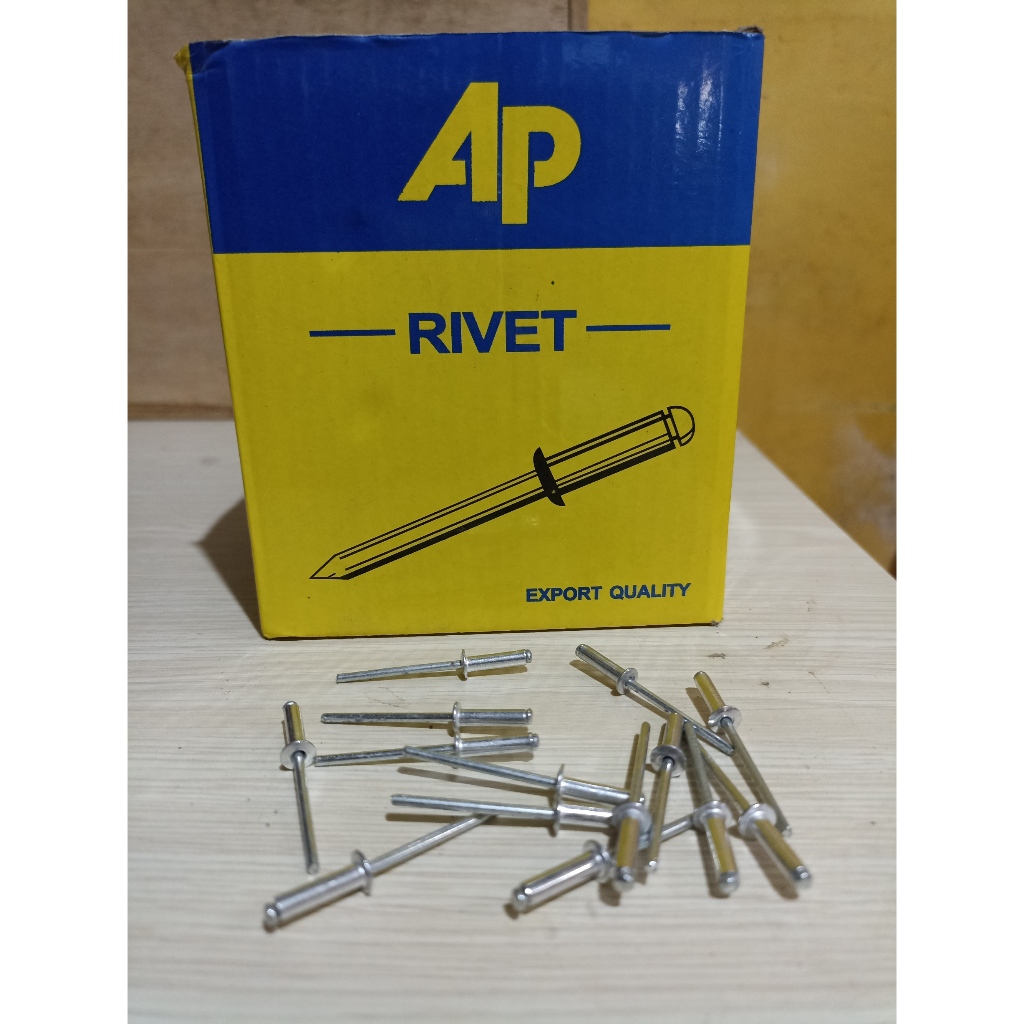 Jual PAKU RIVET AP 450/540 blind rivet 1KOTAK ISI 1000 PCS | Shopee ...