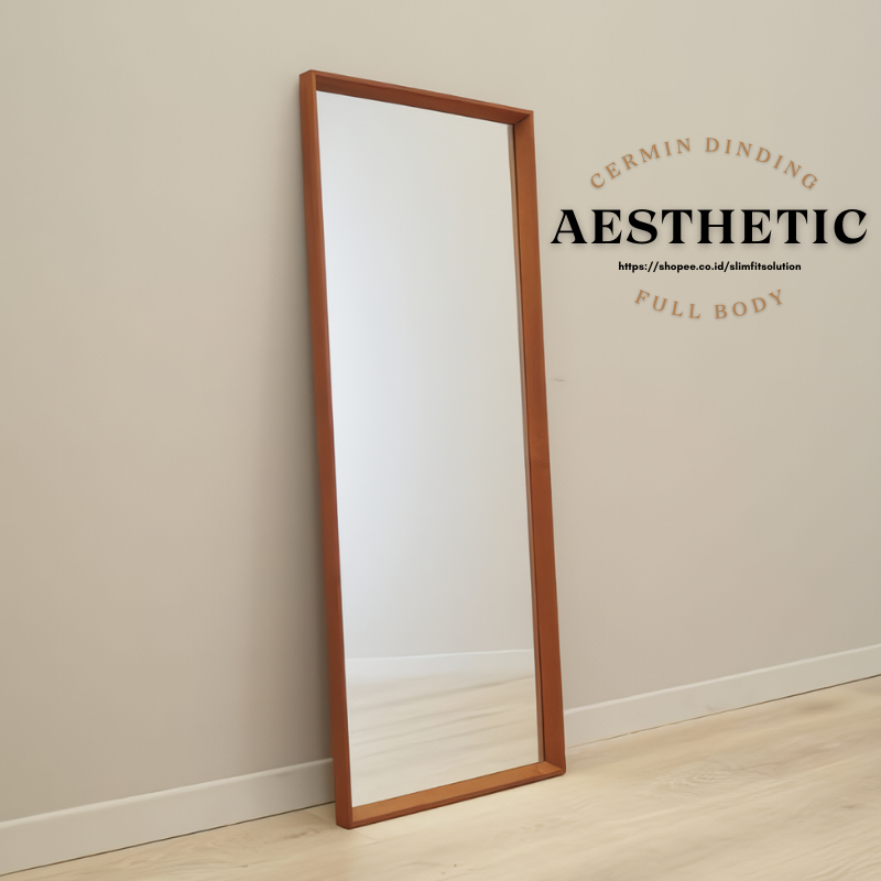 Jual Cermin Aesthetic Frame PREMIUM Tebal Full Body Besar Kaca Gantung ...