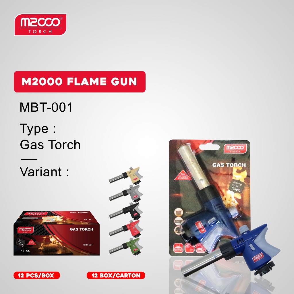 Jual M2000 Flame Gun Blow Torch Kepala Gas Torch Kaleng Tabung | Shopee ...