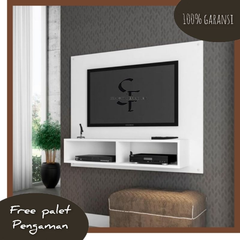 Jual MURAH!!! Backdrop TV SIMPEL Minimalis Modern Backdrop TV Aestetik ...