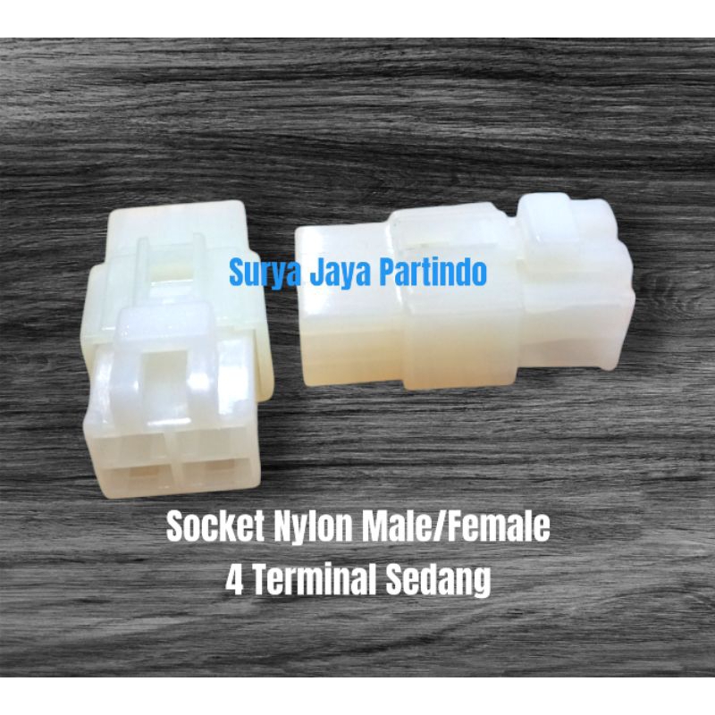 Jual SOCKET 4 PIN BESAR / SOKET 4 PIN BESAR / SOCKET MOTOR 4 PIN BESAR ...