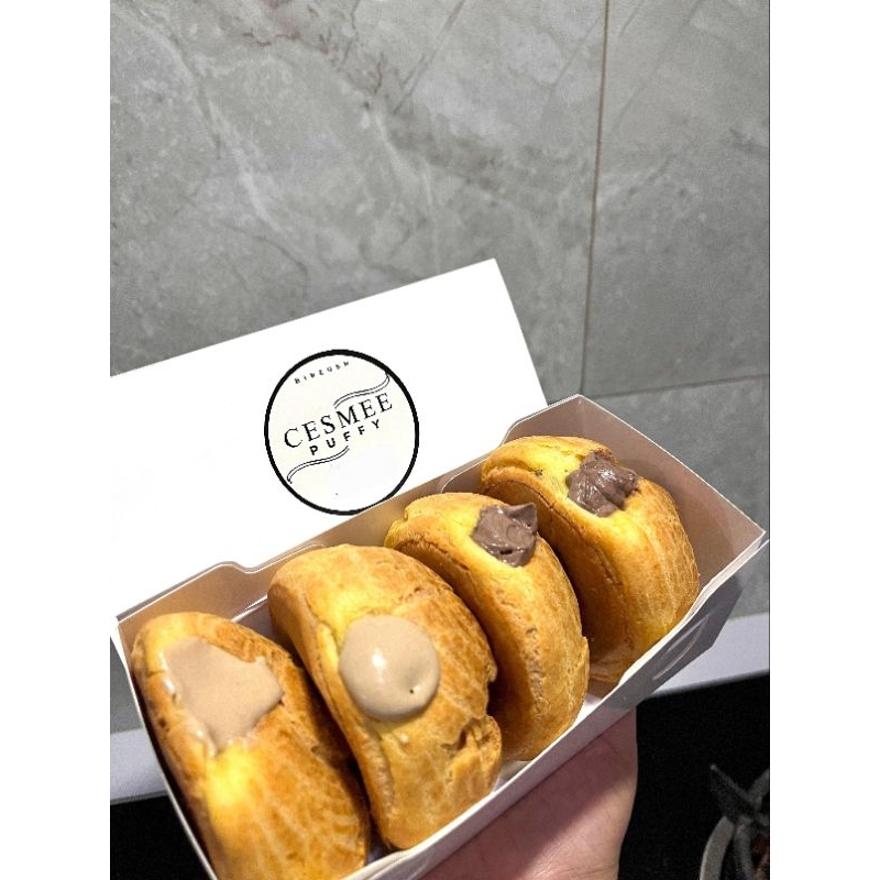 Jual Roti Puffy Lumer Coffe Vanilla & Cokelat | Shopee Indonesia