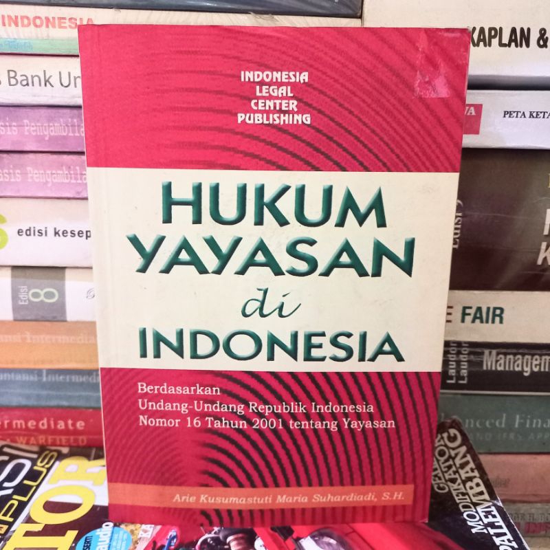 Jual Buku Hukum Yayasan Di Indonesia Original Shopee Indonesia