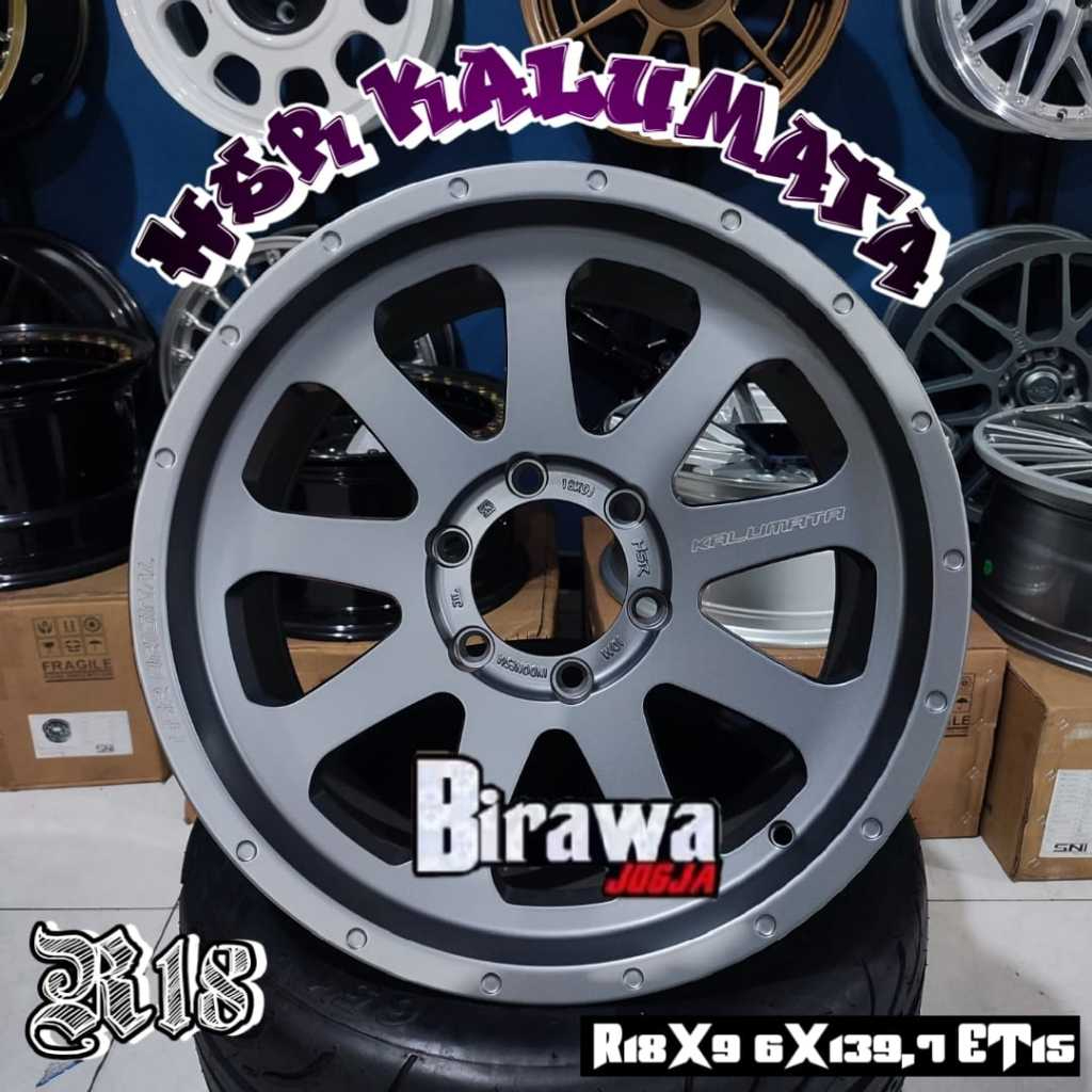 Jual Velg type KALUMATA HSR racing Ring 18 lebar 9 Holle 6x139,7 ET15 ...