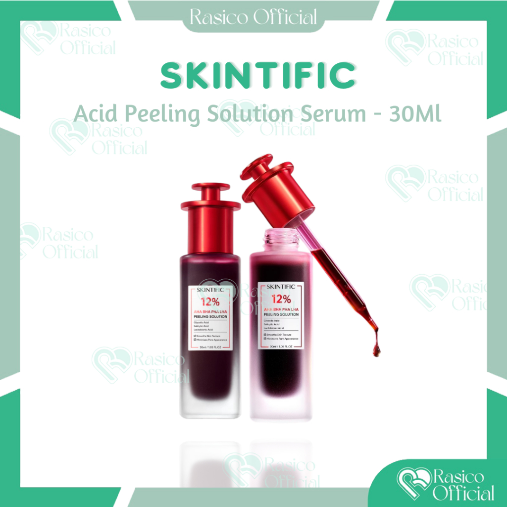 Jual ️ Rasico Official ️ SKINTIFIC Acid Peeling Solution Serum 30ml ...