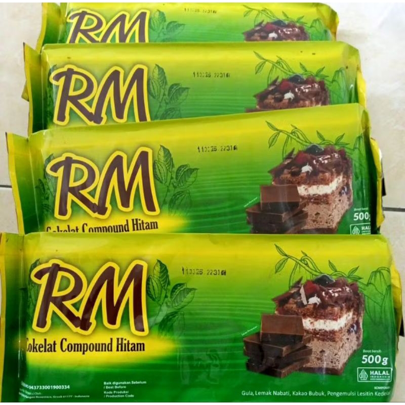 Jual RM DARK COMPOUND CHOCOLATE 500GR | Shopee Indonesia