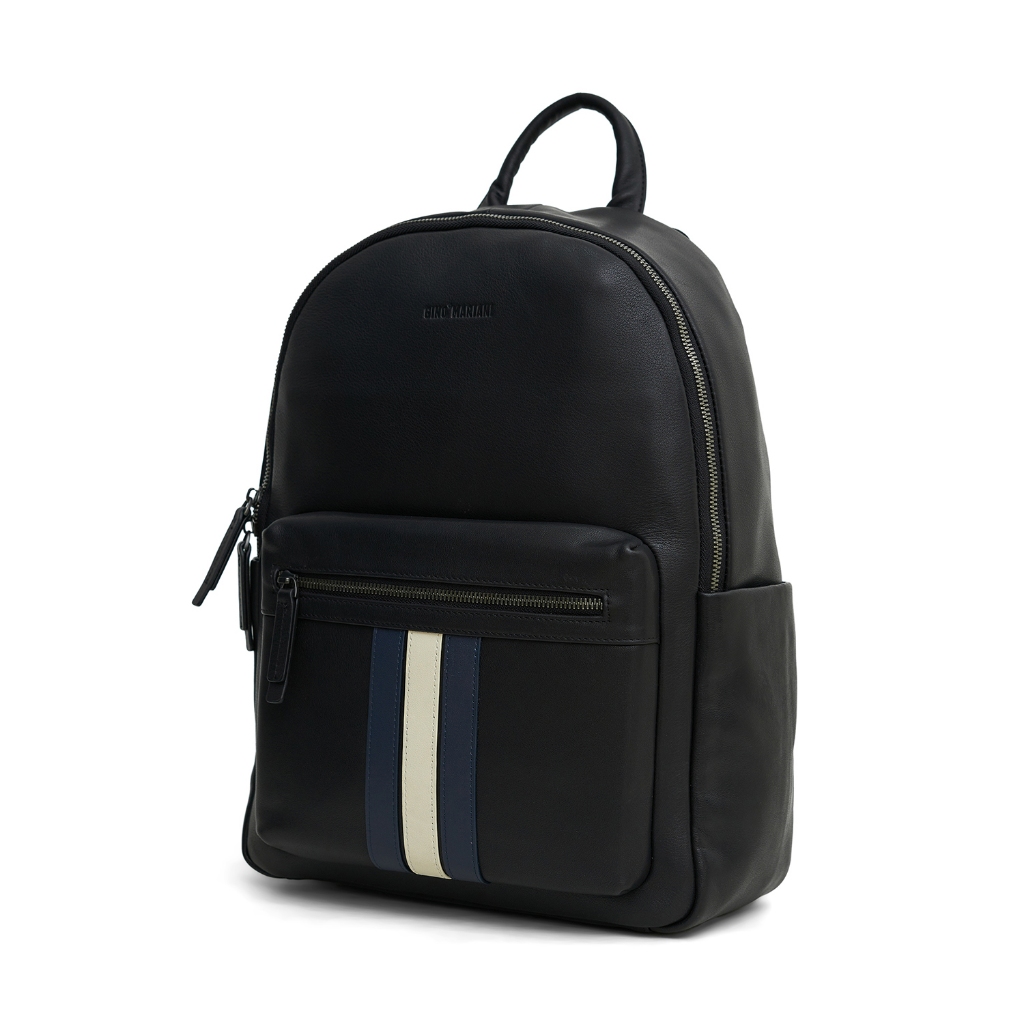 Jual Backpack Tas Ransel Kulit Pria Gino Mariani Bristol Black | Shopee ...