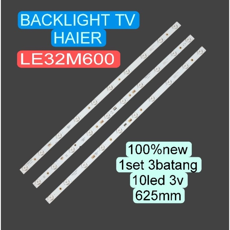 Jual LAMPU LED BACKLIGHT BL TV HAIER LE32M600 | Shopee Indonesia