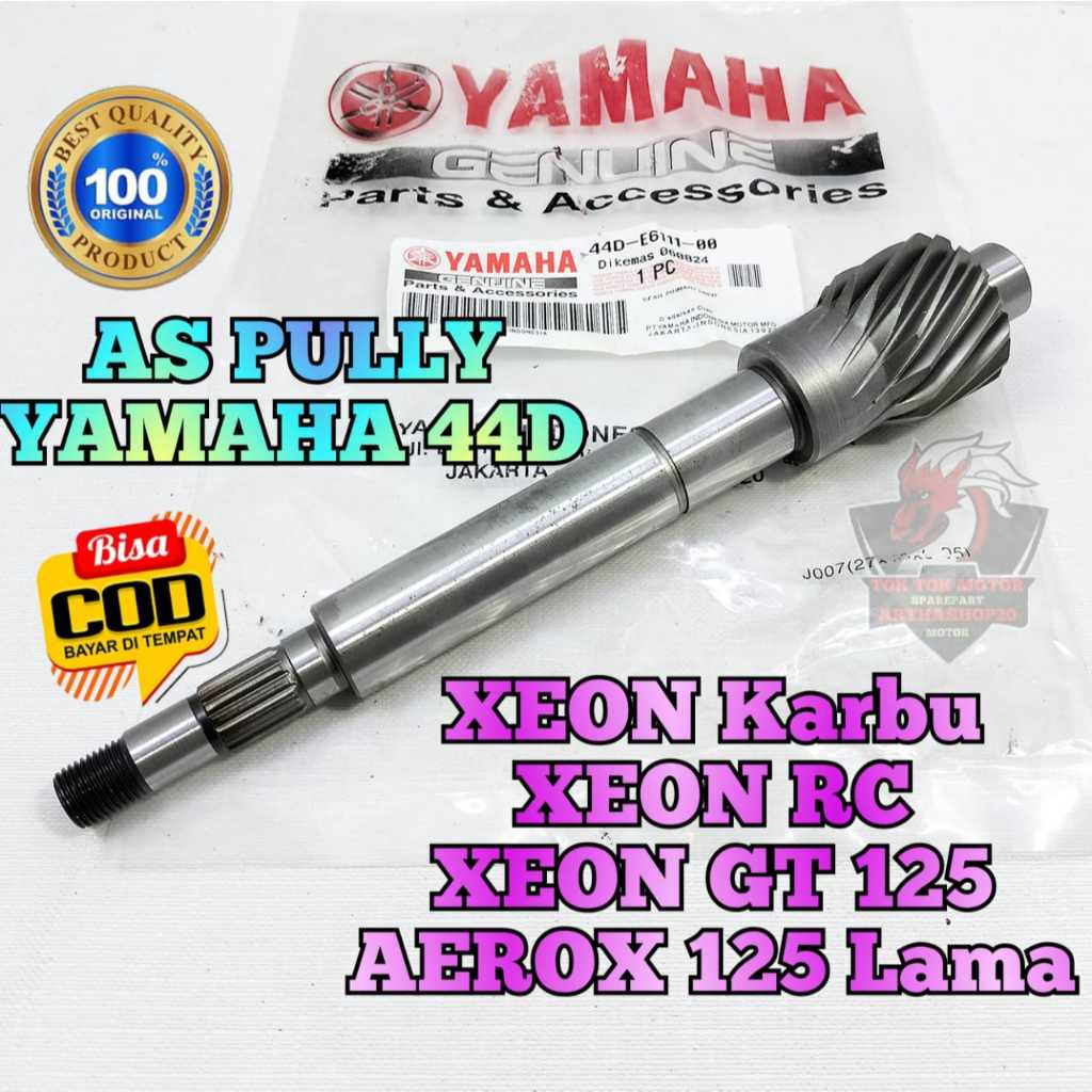 Jual AS PULLY CVT 44D ASLI ORIGINAL MOTOR YAMAHA XEON KARBU , XEON RC ...