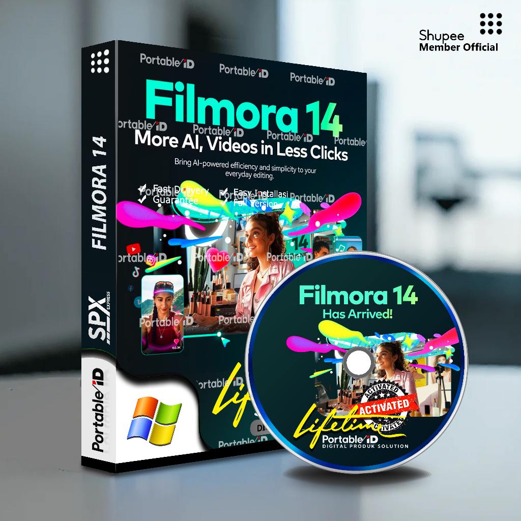 Jual CD/DVD Filmora 14 Full Version No Watermark | Latest Update ...