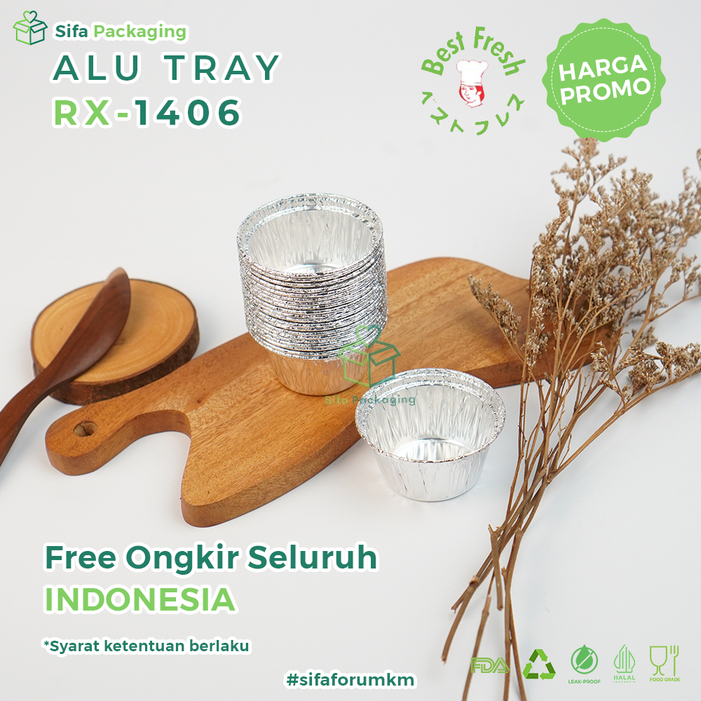 Jual Alumunium Foil Tray Cup RX 1406 Lasagna Macaroni Schotel ...