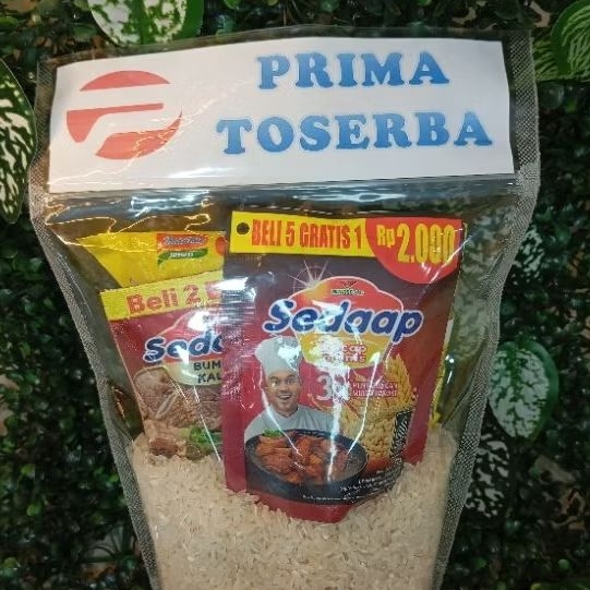 Jual Paket Sembako - Beras 1kg, Kecap, dan Menyedap Rasa - Rice, Food ...