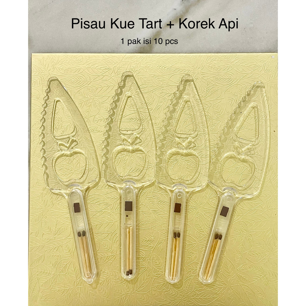 Jual Pisau Kue Tart + Korek Api / Pisau Cake Ulang Tahun | Shopee Indonesia