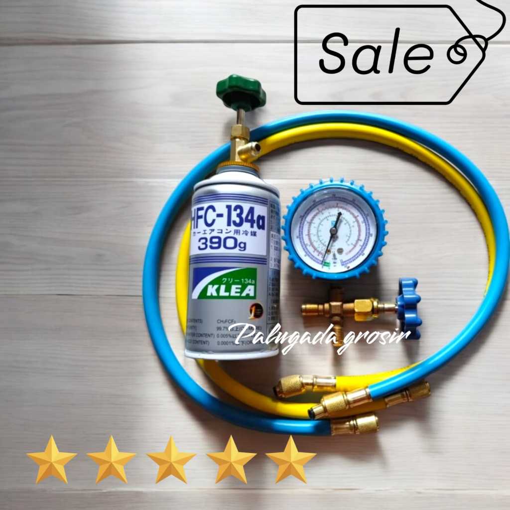 Jual paket KULKAS Paket isi gas / Refrigran kulkas ac mobil manifold ...