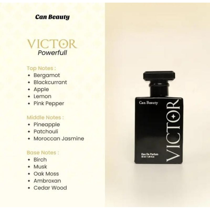 Jual Can Beauty Victor Eau De Parfum Powerfull Shopee Indonesia