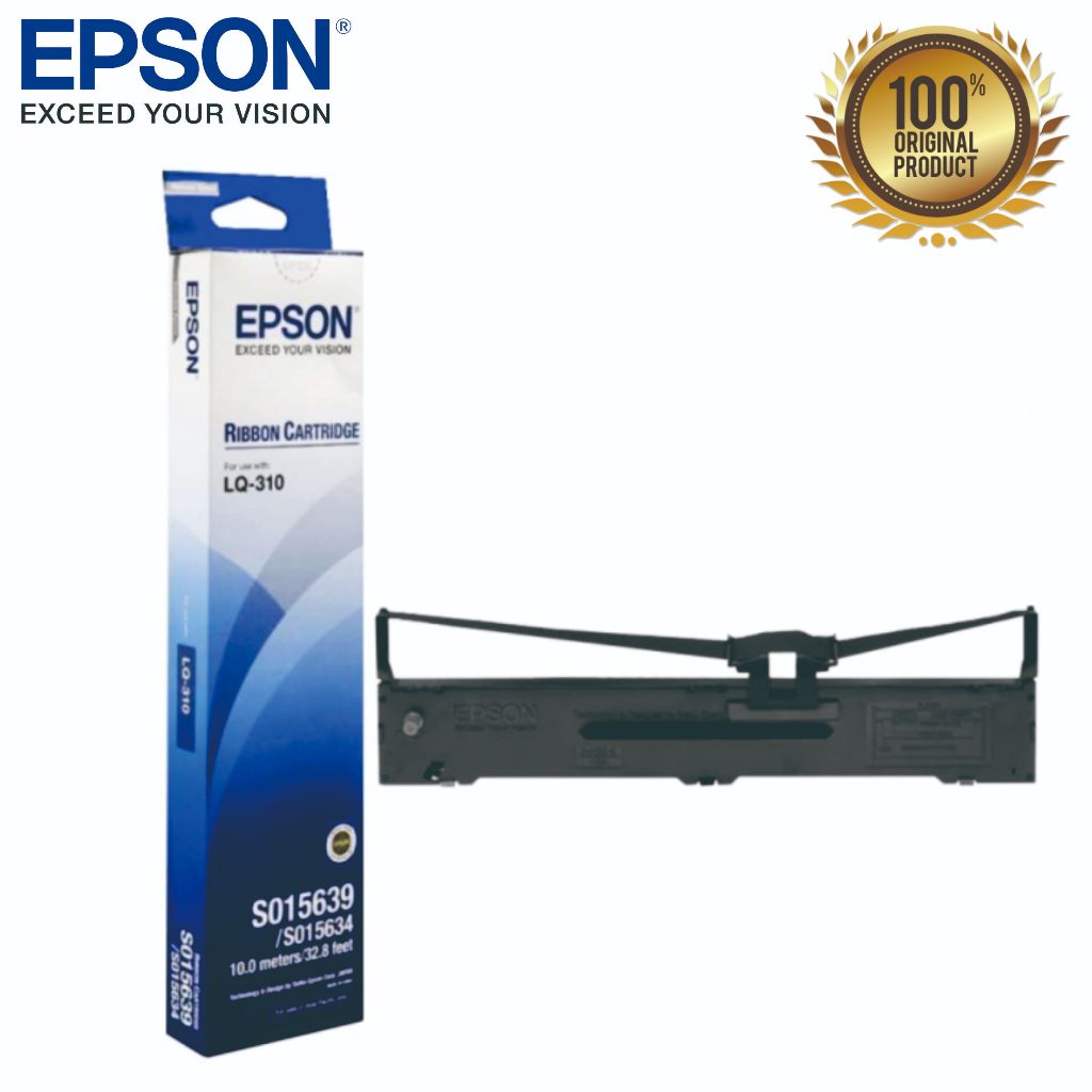 Jual Epson Ribbon Cartridge / Pita / Tinta LQ 310 LQ310 100% Original ...
