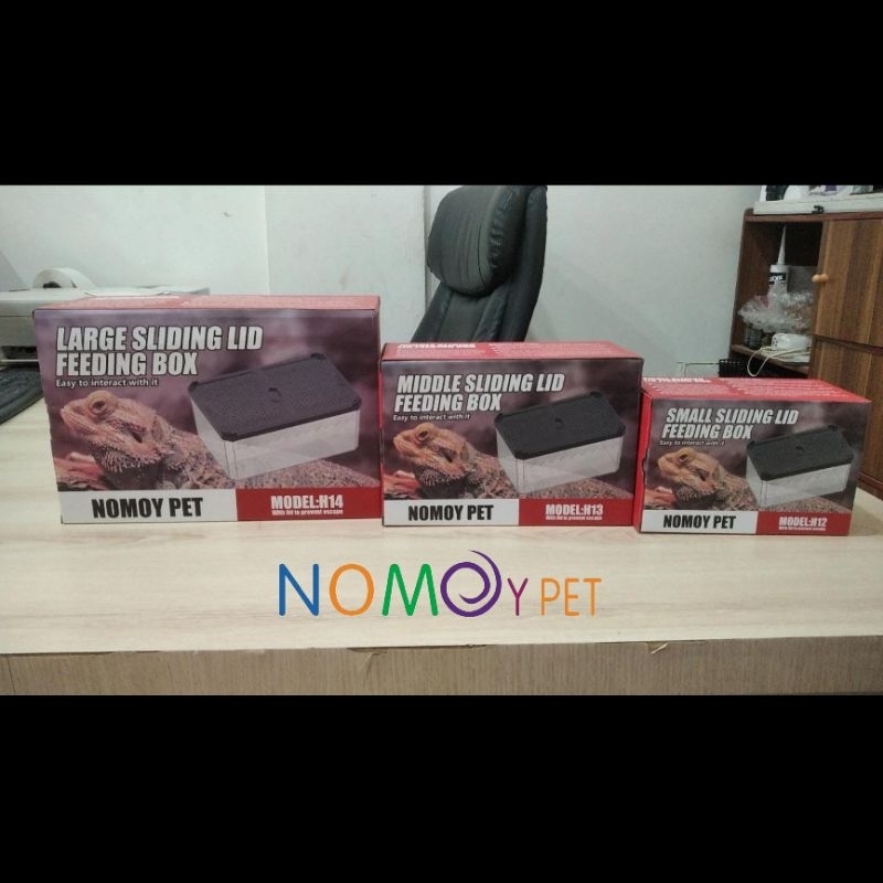 Jual Nomoy Sliding Lid Breeding Box Kotak Akuarium Kandang Reptil Hewan ...