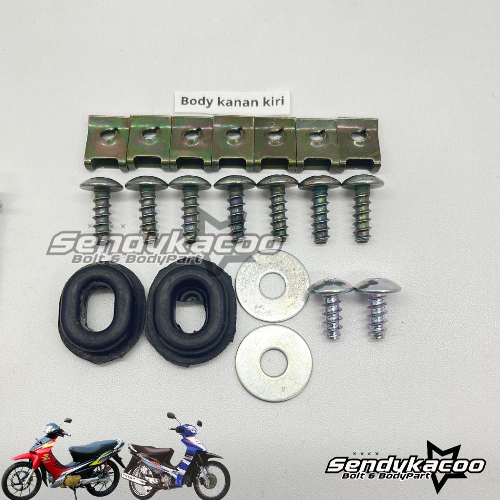 Jual baut body shogun 125 R Full set / body set shogun 125 | Shopee ...