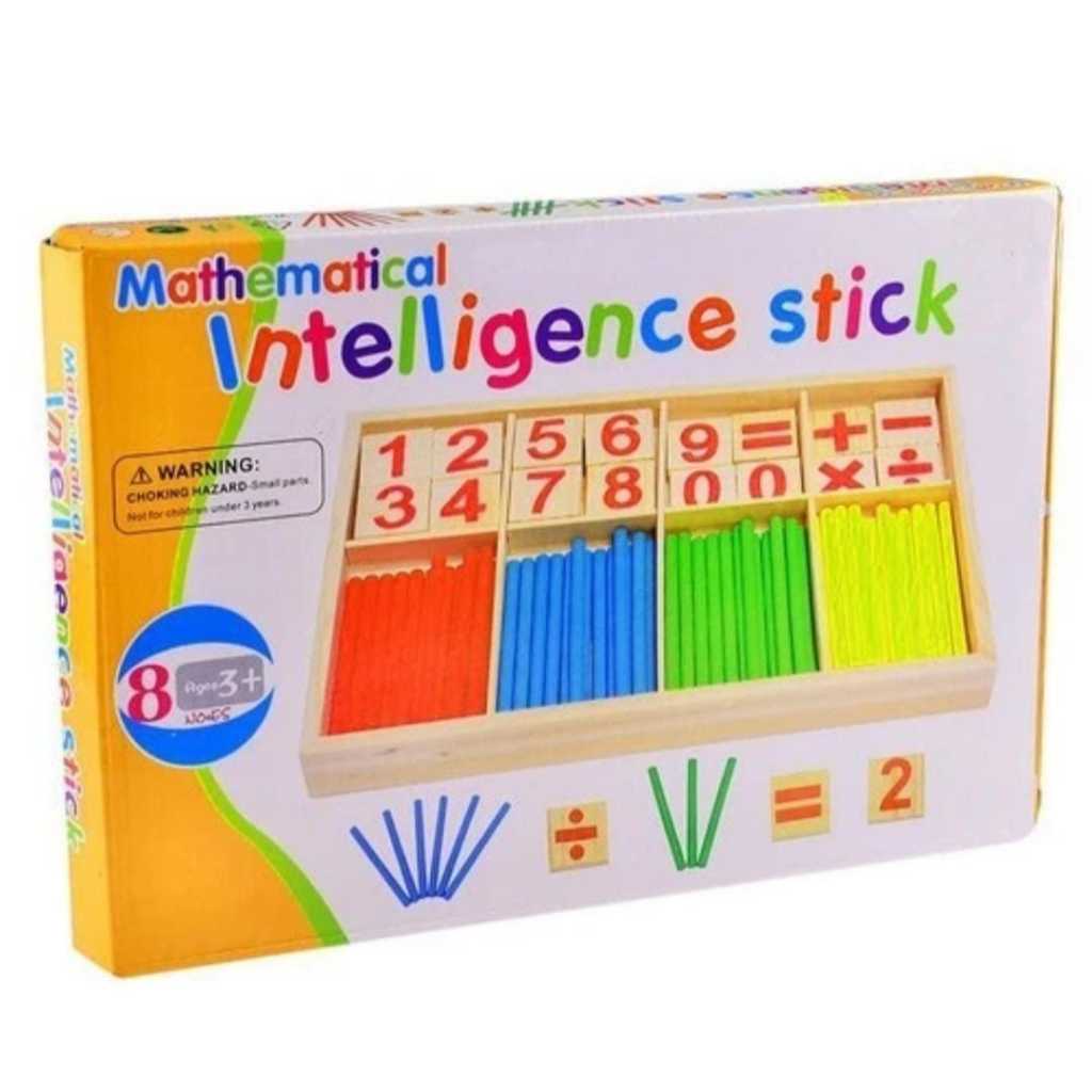 Jual Mainan Berhitung Mainan Stik Stick Kayu Angka Mathematical ...