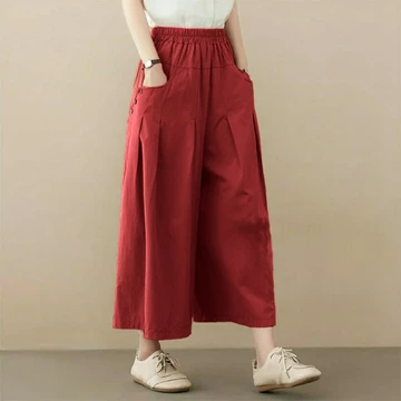 Celana Kulot Linen Jumbo Wanita ANOYA