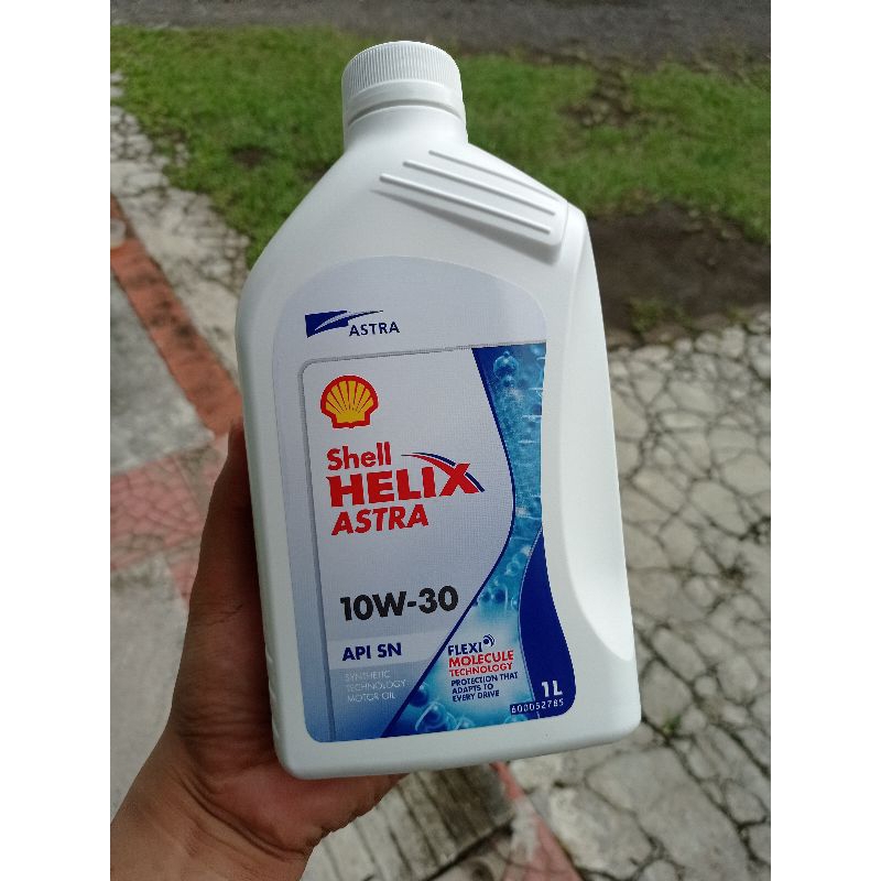 Jual Shell Helix Astra Motor Oil API SN 10W-30 Flexi Molecular ...